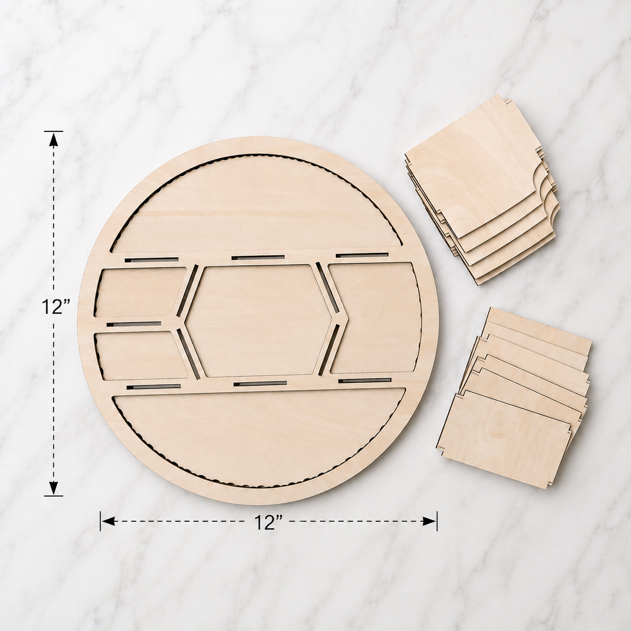 12” Crochet Organizer Base | Option 2