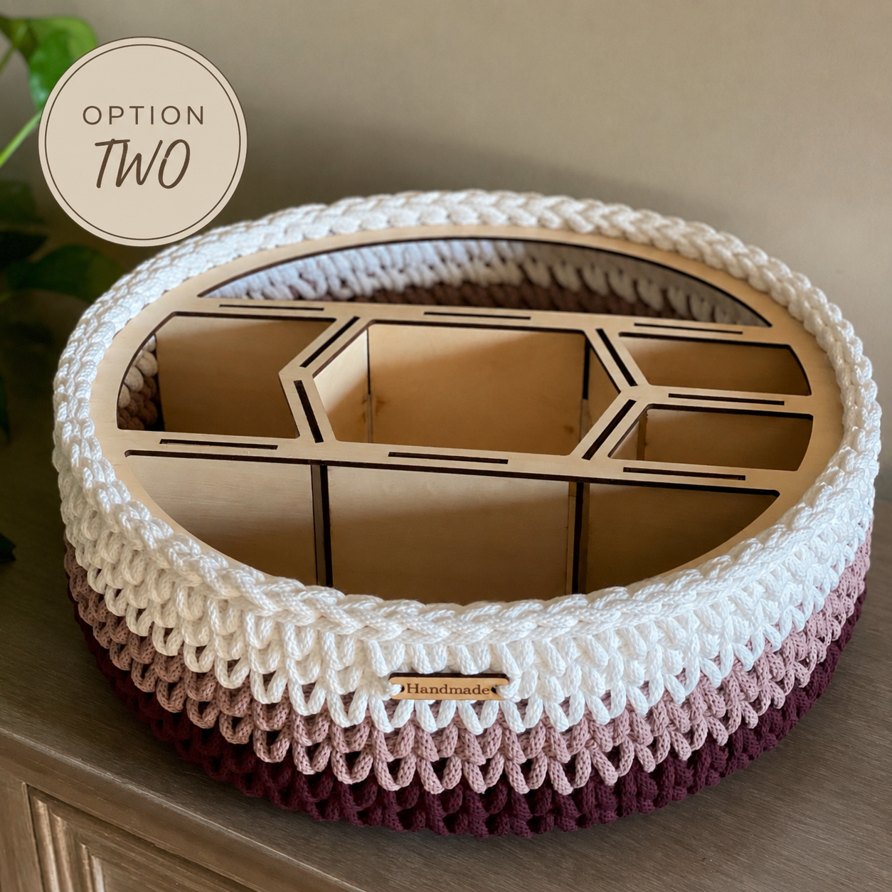 12” Crochet Organizer Base | Option 2