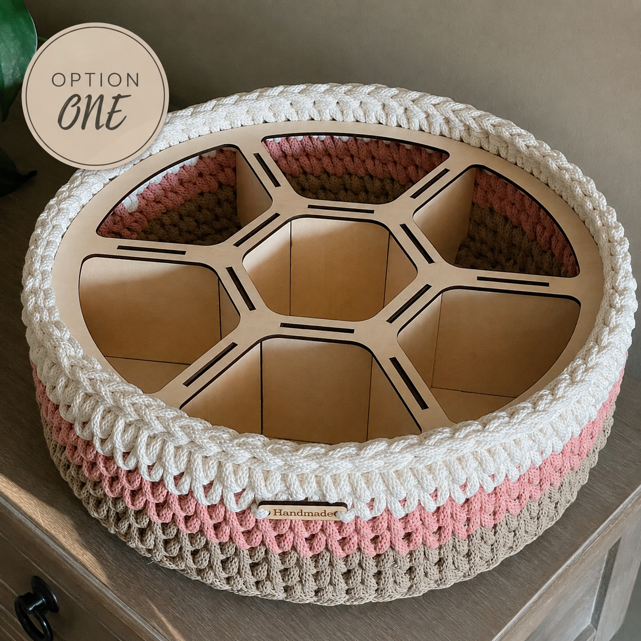 12” Crochet Organizer Base | Option 1