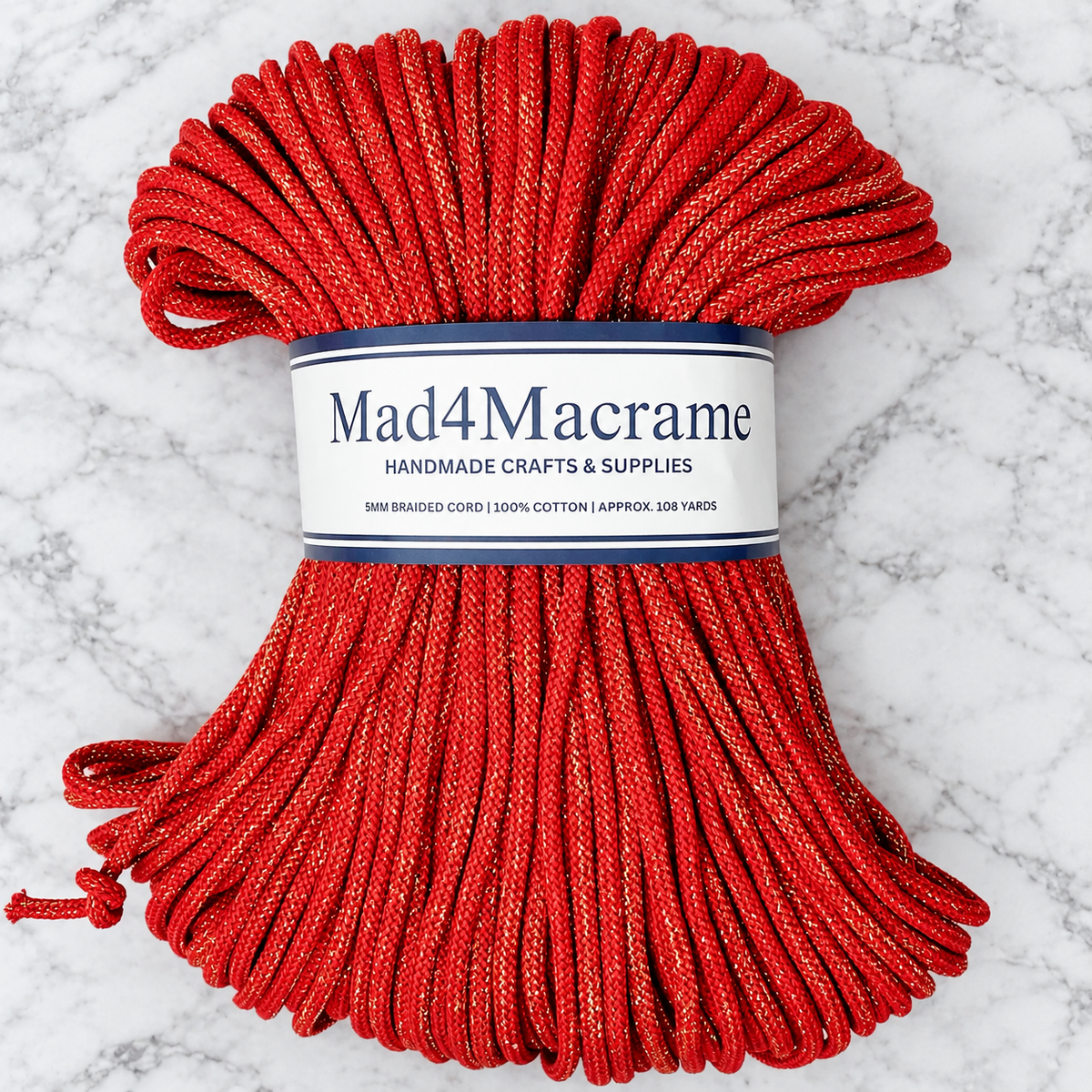 Mad4Macrame’s 5mm Braided Golden Collection