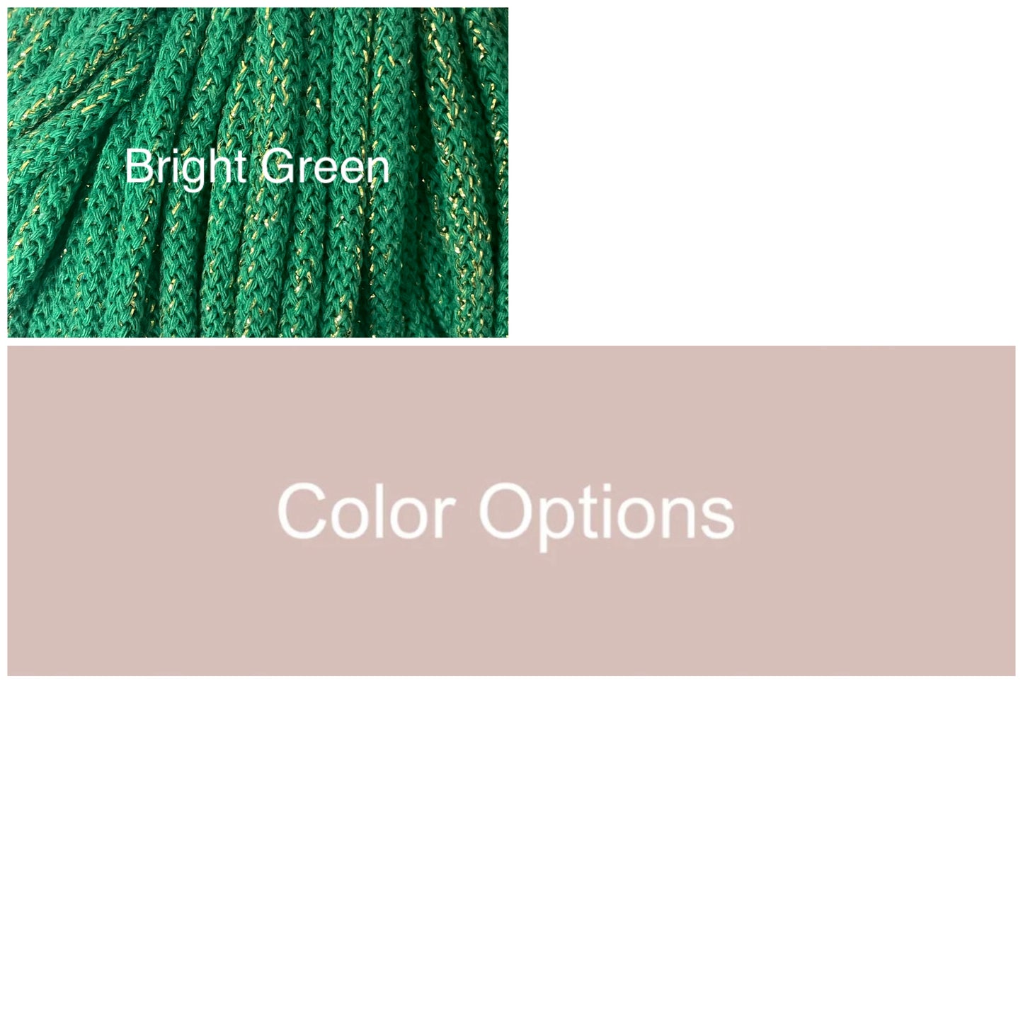 Mad4Macrame’s 5mm Braided Golden Collection