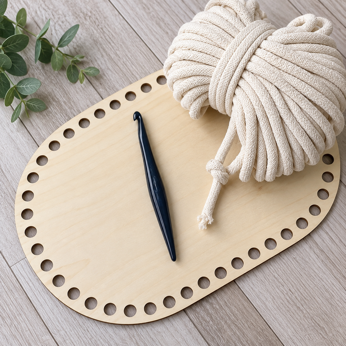 Large Oval Basket Bases | 15”x10”with 12mm Holes
