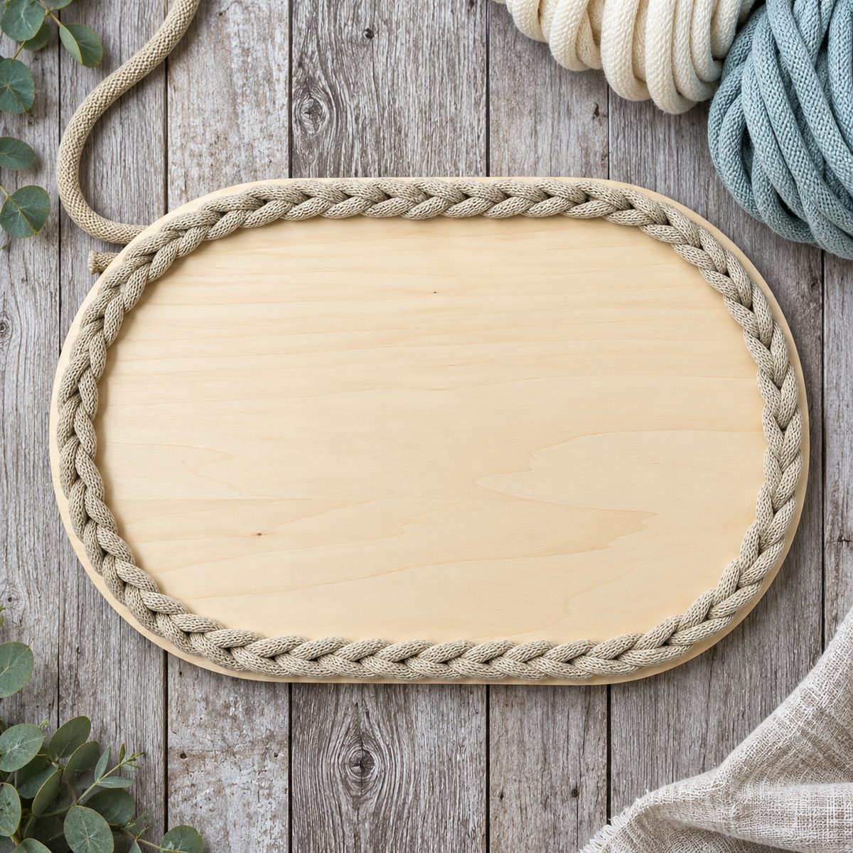 Large Oval Basket Bases | 15”x10”with 12mm Holes