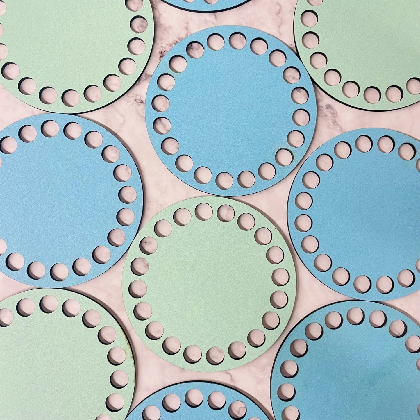 Blue & Green Bases | 4 inch
