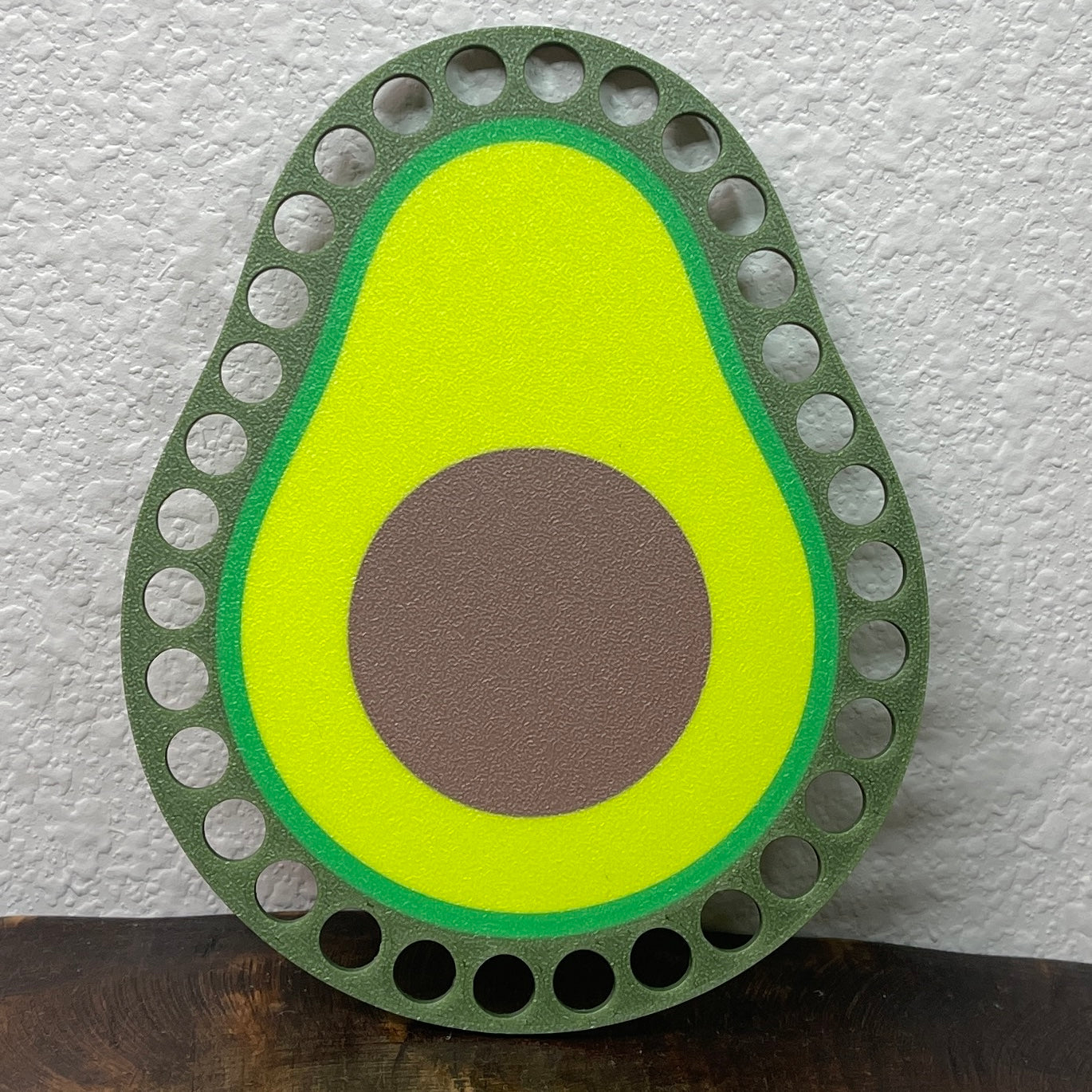 Avocado Base for Basket Coiling and Crochet 5-inch