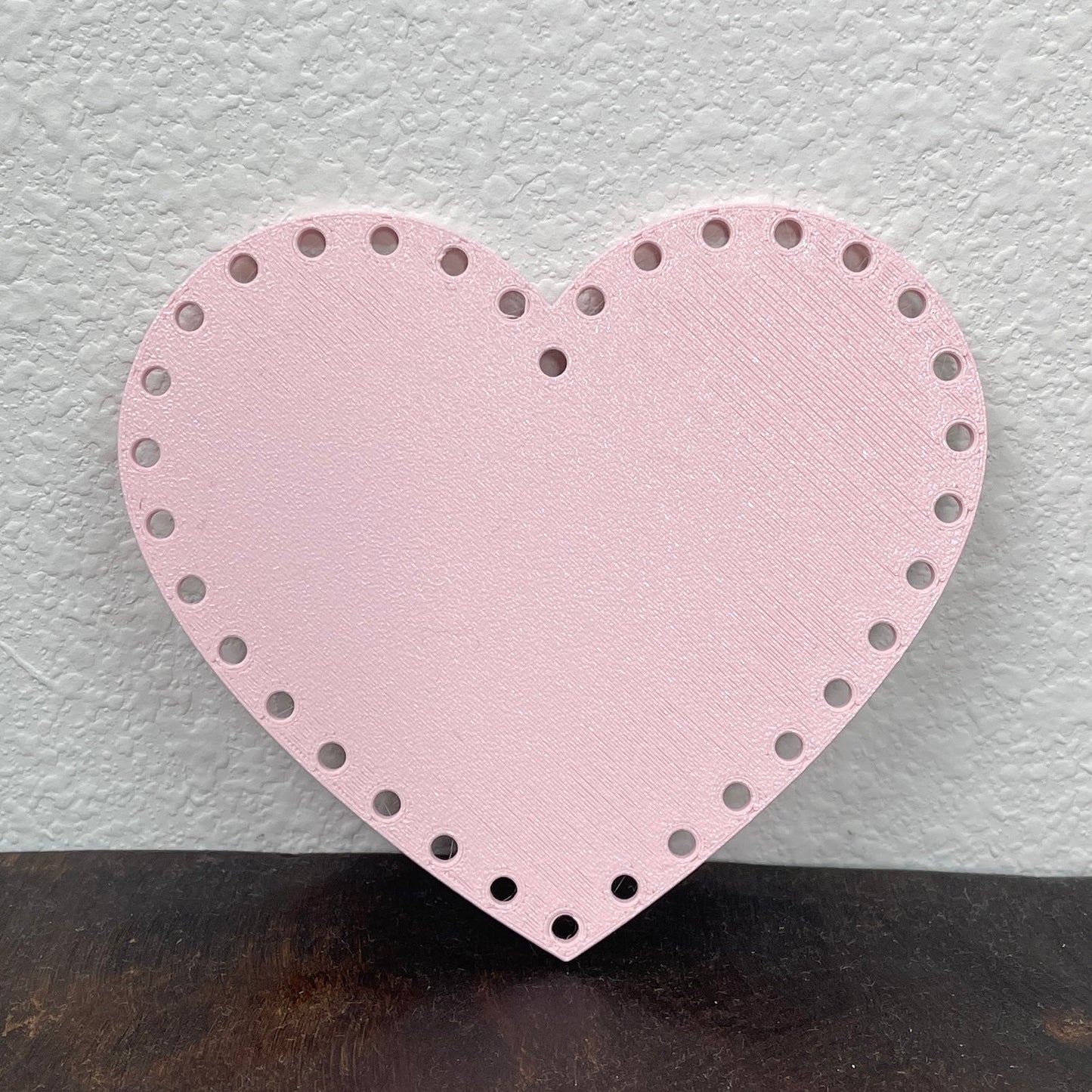 Heart Shaped Base for Basket Coiling