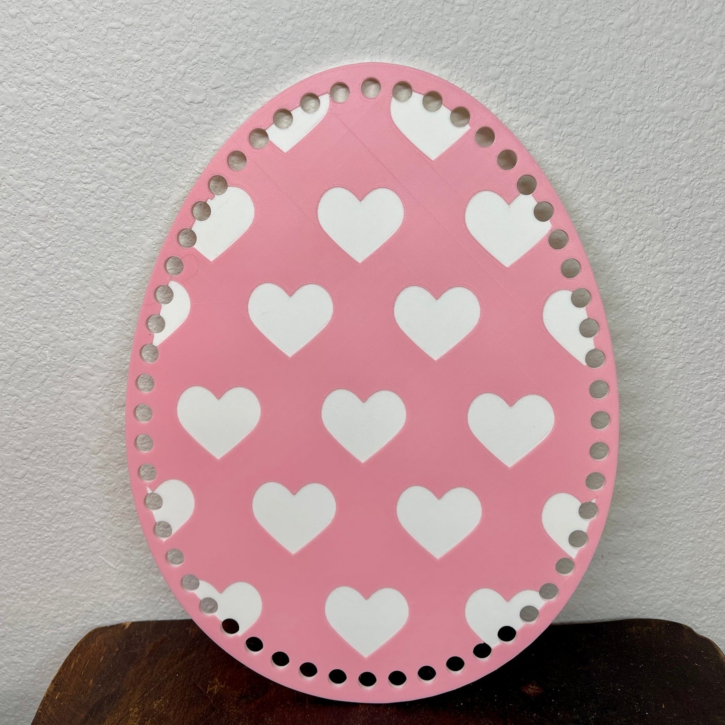 Easter Egg Base for Basket Coiling and Crochet