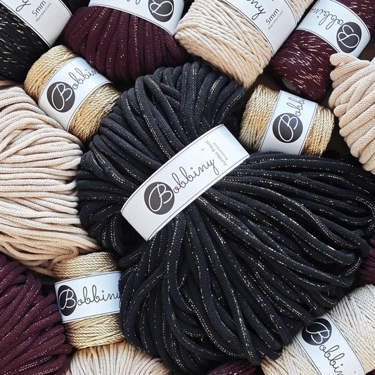 Bobbiny’s Golden Black, Burgundy & Warm Beige